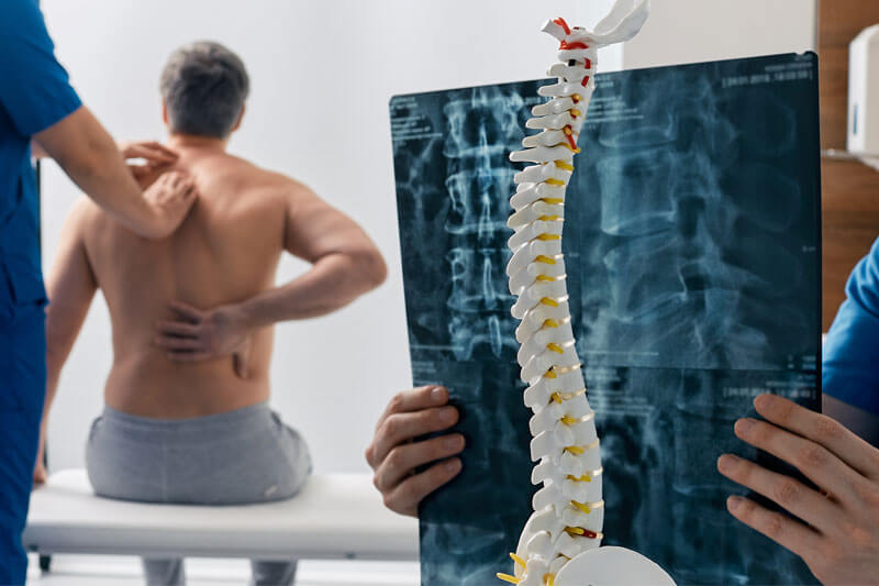 Looking after the health of your spine as you age.